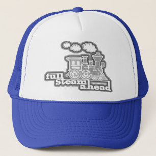 gorra del tren del loco del "vapor lleno a