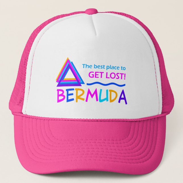 Gorra del TRIÁNGULO de BERMUDAS - elija el color (Anverso)
