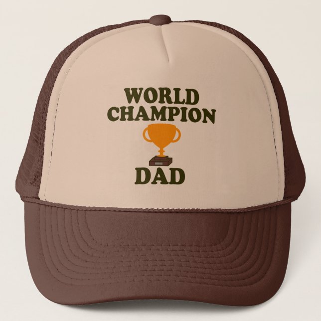 Gorra del trofeo del papá del campeón del mundo (Anverso)