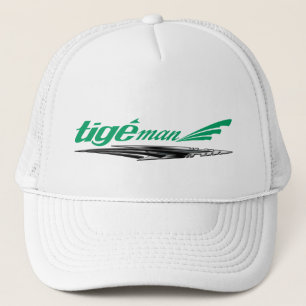 Gorra del verde del hombre de Tige