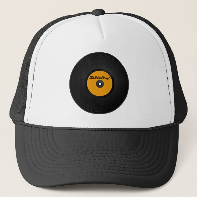 Gorra del vinilo de la escuela vieja (Anverso)