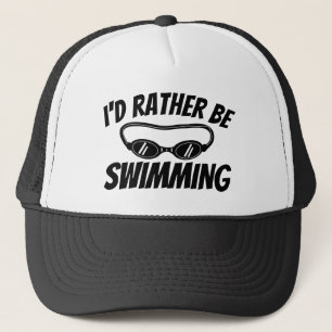 Gorra divertida de camionero para nadador y entren