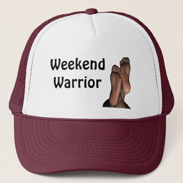 Gorra divertida de Warrior Weekend (Anverso)