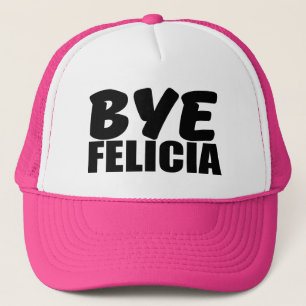 Gorra divertido de Felicia del adiós para las