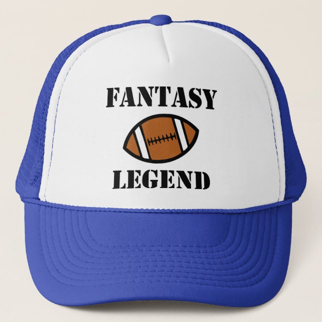 Gorra divertido de la leyenda del fútbol de la (Anverso)