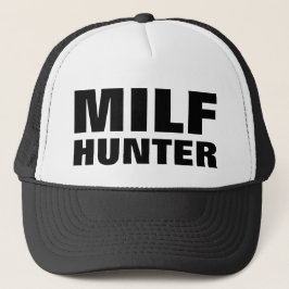 Gorra divertido del camionero: "CAZADOR DE MILF "