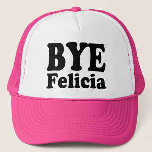 Gorra divertido del camionero de Felicia del adió