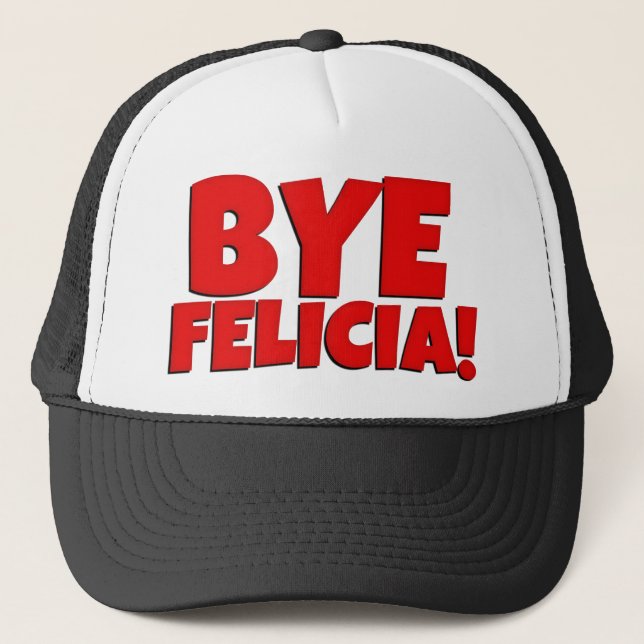 Gorra divertido del camionero de Felicia del adiós (Anverso)