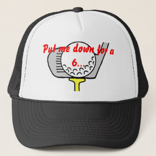 Gorra divertido del golf