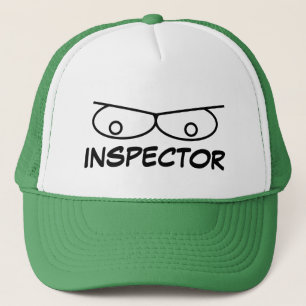 Gorra divertido del inspector
