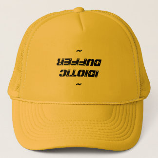 Gorra divertido único del camionero