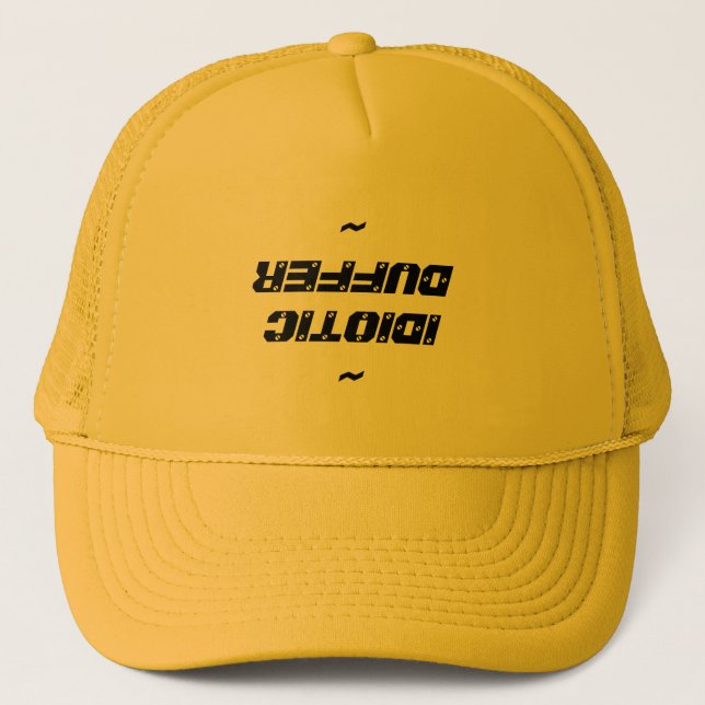 Gorra divertido único del camionero (Anverso)