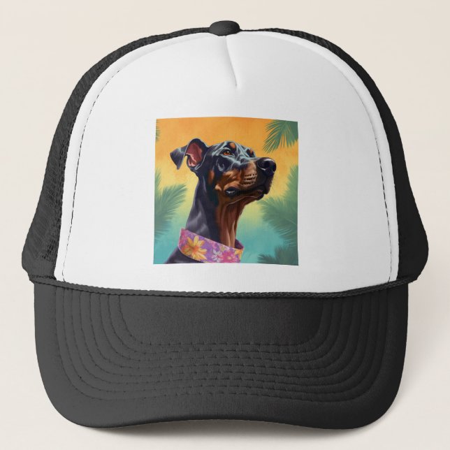 Gorra Dobermann hawaii (Anverso)