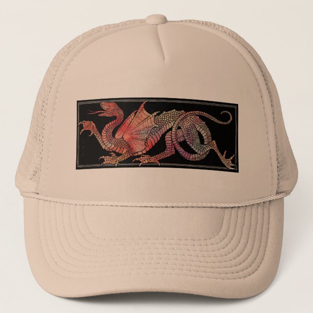 Gorra Dragon de Mármol Rosa (Anverso)