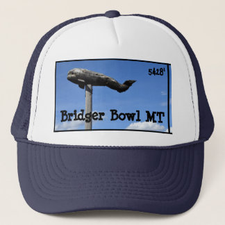 Gorra dulce del camionero de la ballena del cuenco