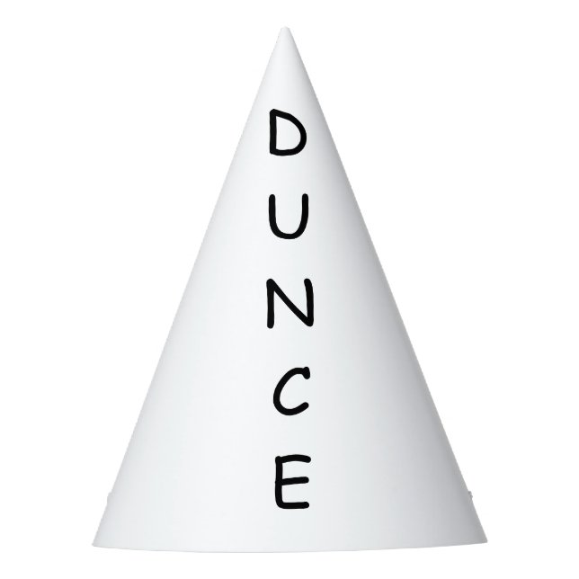 gorra Dunce V2.0 fiesta cumpleaños y fiestas (Anverso)