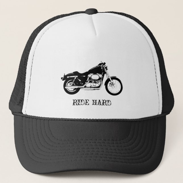 Gorra DURO del camionero de la motocicleta del (Anverso)