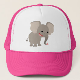Gorra elefante Personalizado Cute Laughing