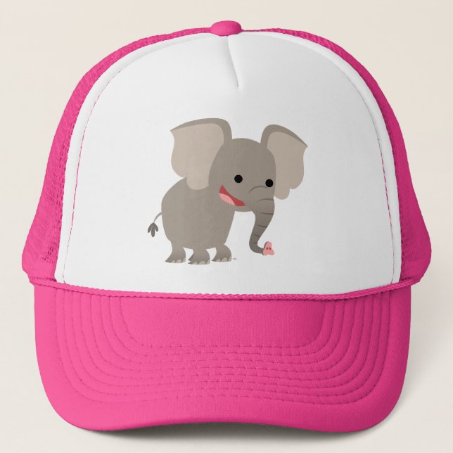 Gorra elefante Personalizado Cute Laughing (Anverso)