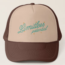 gorra elegante con mensaje inspirador