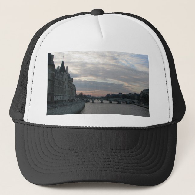 Gorra elegante con una hermosa puesta de sol en Pa (Anverso)