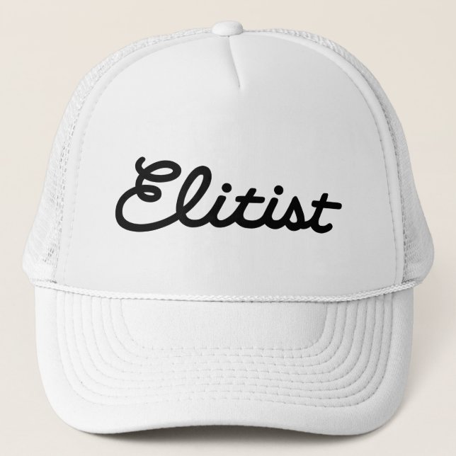 Gorra elitista del camionero: Logotipo grande (Anverso)