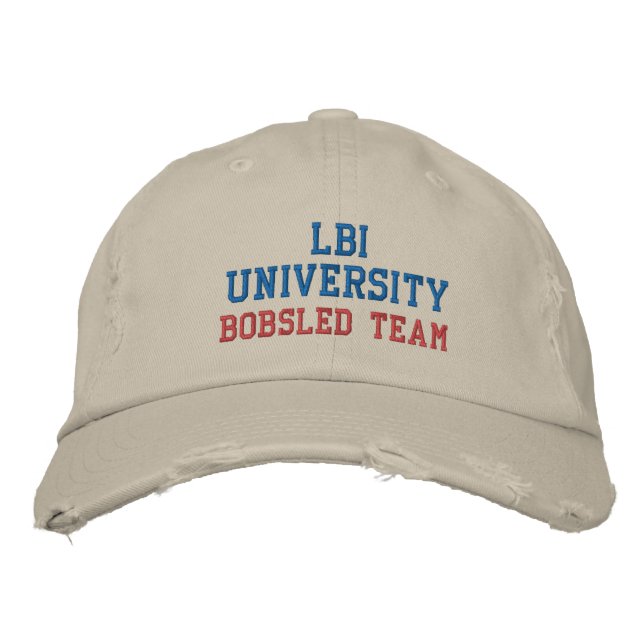 Gorra EMBARAZADO DE LA UNIVERSIDAD LBI (Anverso)