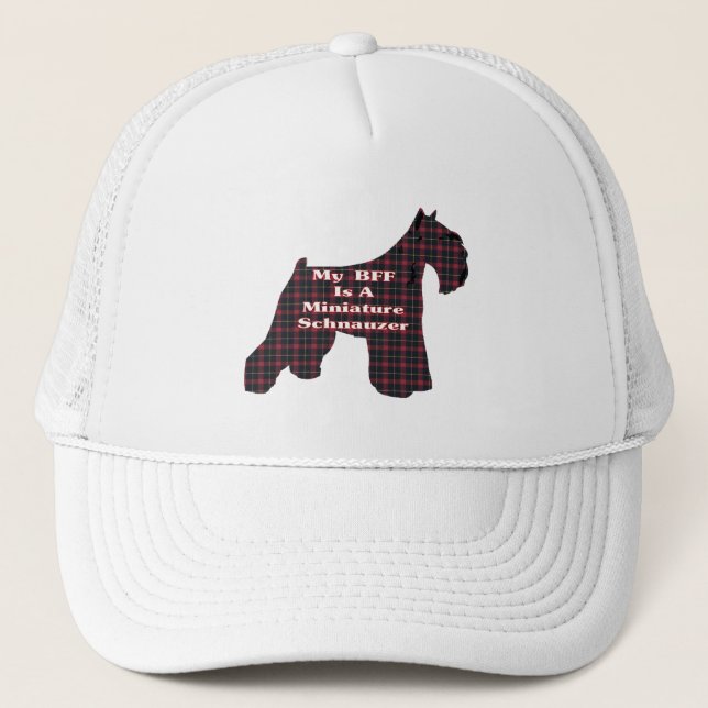 Gorra en miniatura de Schnauzer BFF (Anverso)
