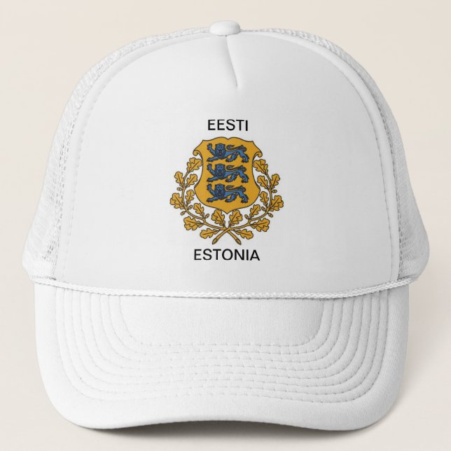 Gorra - escudo estonio/Eesti Vapp (Anverso)