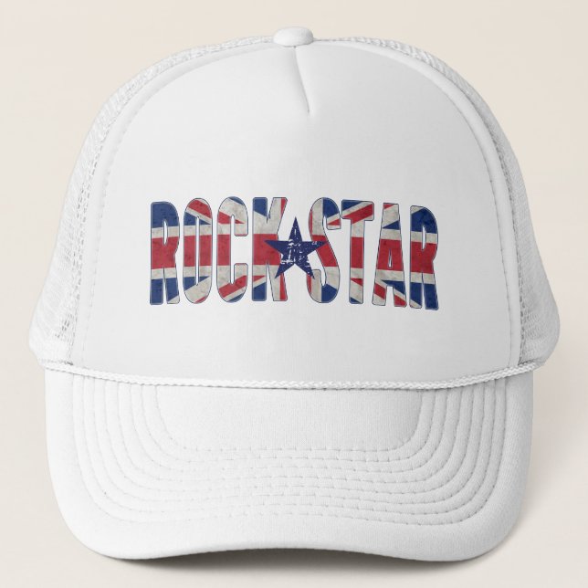 Gorra Estrella de rock de Union Jack (Anverso)