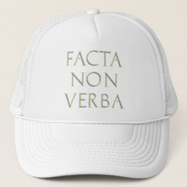 Gorra Facta Non Verba