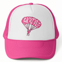 Gorra fanático skydive rosado