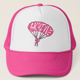 Gorra fanático skydive rosado