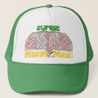 Gorra feliz de la comida del zombi