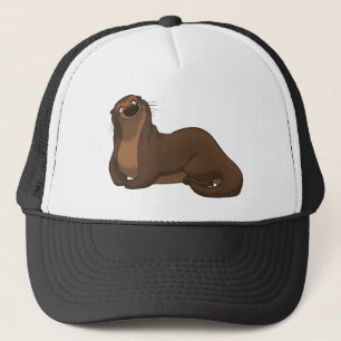 Gorra feliz de la nutria