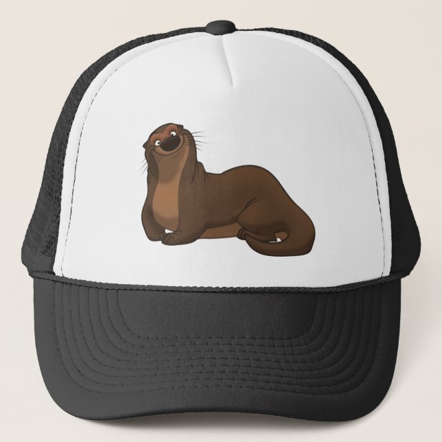 Gorra feliz de la nutria (Anverso)