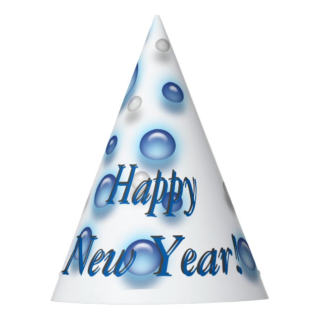 Gorra fiesta - Burbujas de Año Nuevo (Anverso)