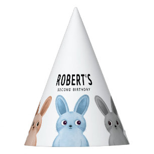 gorra fiesta con pequeños conejitos