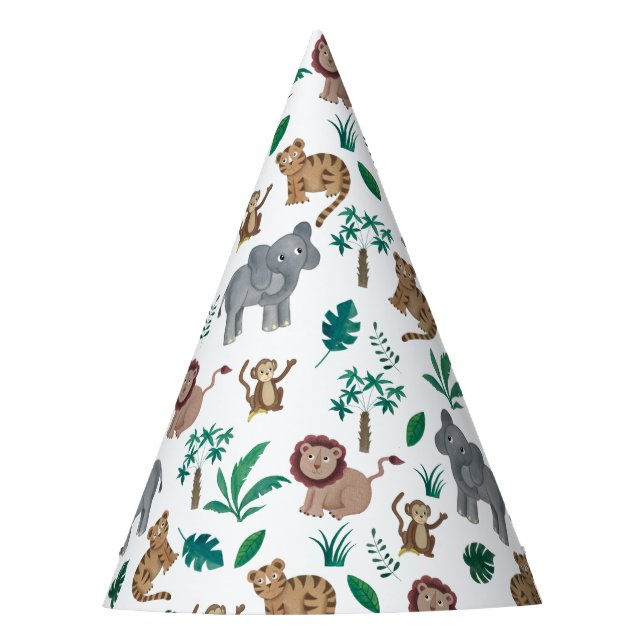 Gorra Fiesta de animales de la jungla (Anverso)