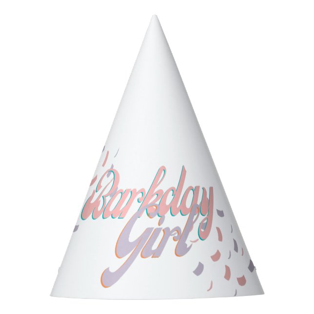 Gorra Fiesta de Barkday Chica (Anverso)