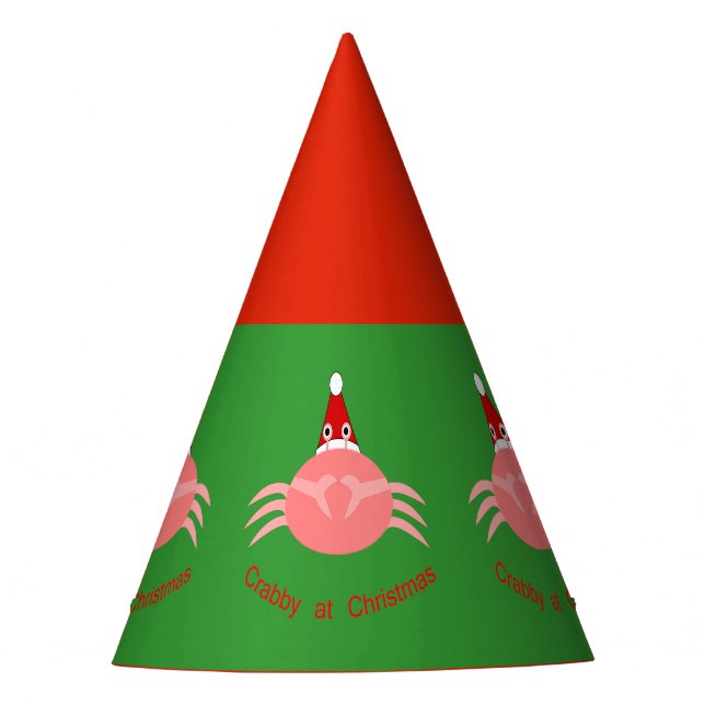 Gorra Fiesta de cangrejo navidades (Anverso)