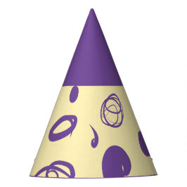 Gorra Fiesta de diseño de patrones y puntos lineal