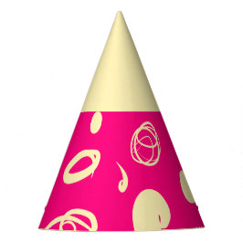 Gorra Fiesta de diseño de patrones y puntos lineal