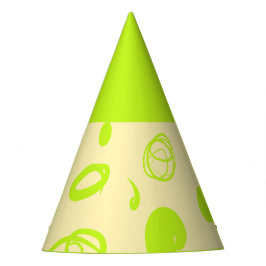 Gorra Fiesta de diseño de patrones y puntos lineal