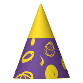 Gorra Fiesta de diseño de patrones y puntos lineal