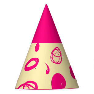 Gorra Fiesta de diseño de patrones y puntos lineal
