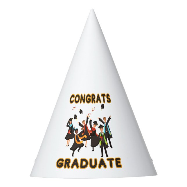 Gorra Fiesta de Graduado de Felicidades (Anverso)