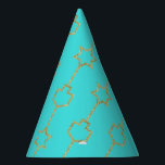 Gorra Fiesta de Hanukkah "Encantos colgantes de or<br><div class="desc">El Gorra Fiesta de Hanukkah "Golden Dreidel y Star Hanging Charms" se personaliza añadiendo texto en cualquier lugar en el gorra fiesta. Elija su estilo de fuente, color y tamaño favoritos. Añada a su fiesta de Hanukkah estos bonitos y coloridos gorras fiestas. ¡Empecemos el fiesta! Disfrute de nuestras placas de...</div>