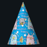 Gorra Fiesta de Hanukkah "Perro, gato, ratón y páj<br><div class="desc">Gorra Fiesta de Hanukkah "Perro,  gato,  ratón y pájaro" Añade a tu fiesta de Hanukkah con estos adorables y coloridos gorras fiestas.  ¡Empecemos el fiesta! Disfrute de nuestras placas de papel,  servilletas y tazas a juego. ¡Feliz Hanukkah/Chanukah Sameach! ¡¡¡Gracias por detenerse y por ir de compras!!!</div>