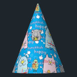 Gorra Fiesta de Hanukkah "Perro, gato, ratón y páj<br><div class="desc">Gorra Fiesta de Hanukkah "Perro,  gato,  ratón y pájaro" Añade a tu fiesta de Hanukkah con estos adorables y coloridos gorras fiestas.  ¡Empecemos el fiesta! Disfrute de nuestras placas de papel,  servilletas y tazas a juego. ¡Feliz Hanukkah/Chanukah Sameach! ¡¡¡Gracias por detenerse y por ir de compras!!!</div>